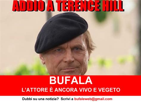 Terence Hill morto : l'attore vittima di una bufala .